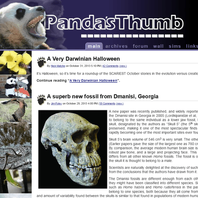 picture of pandasthumb.org
